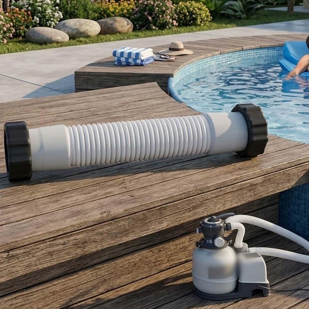 25 Cm Pool Hose for Intex 10 Inch Sand Filter Pumps and Saltwater Pool Systems