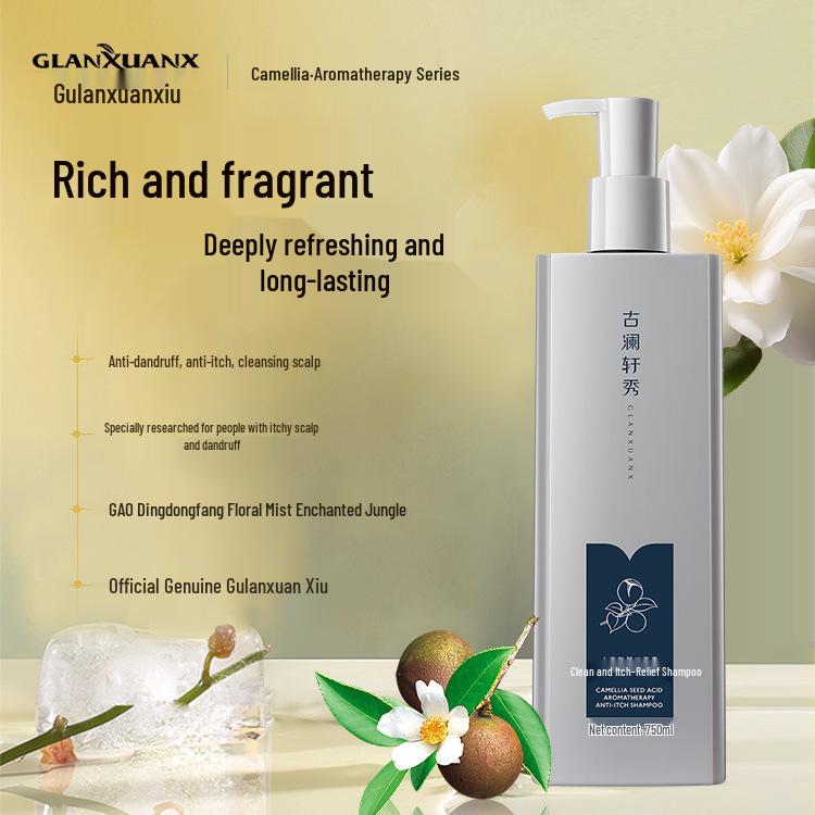 Amino Acid Anti-Dandruff Oil Control Shampoo & Conditioner Set with Keratin & Nourishing Care 750mL Shampoo