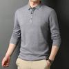 Men's Spring Autumn Long Sleeve Polo Shirts T-Shirts Tops Blouse Undershirts For Men Sweatshirts Office Formal Clothes