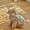 Vente chaude vêtements pour chien et chat printemps et été coton pur jupe en dentelle Malzis tenue pour petit chien