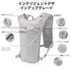 [Caividom] Running Backpack, Ultralight 140g, Includes Hydration Bag, Hiking, Trail Running, Cycling Races, Marathon, Reflective, Breathable, 5L,