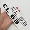 3D ABS Car Letters Sticker Logo CL 63 Badge Rear Trunk Emblem For Mercedes Benz AMG CL63 C215 C216 Tail Marking Accessories
