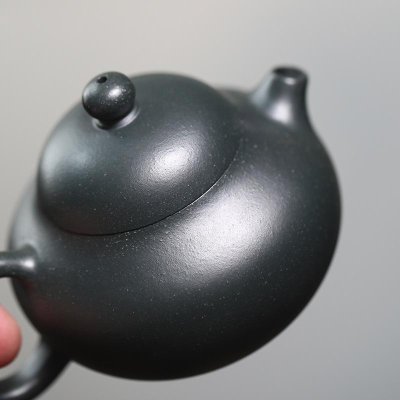 140ml Chinese Tradition Yixing Purple Clay Teapot Handmade Tea Pot Raw Ore Dark Green Mud Kettle Zisha Tea Set Household Teaware