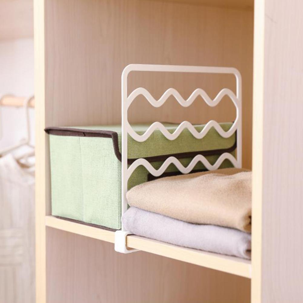 Closets Shelf Dividers Organizer Adjustable Wardrobe Partition Kitchen Cabinets Closet Clothes Divider Organizer
