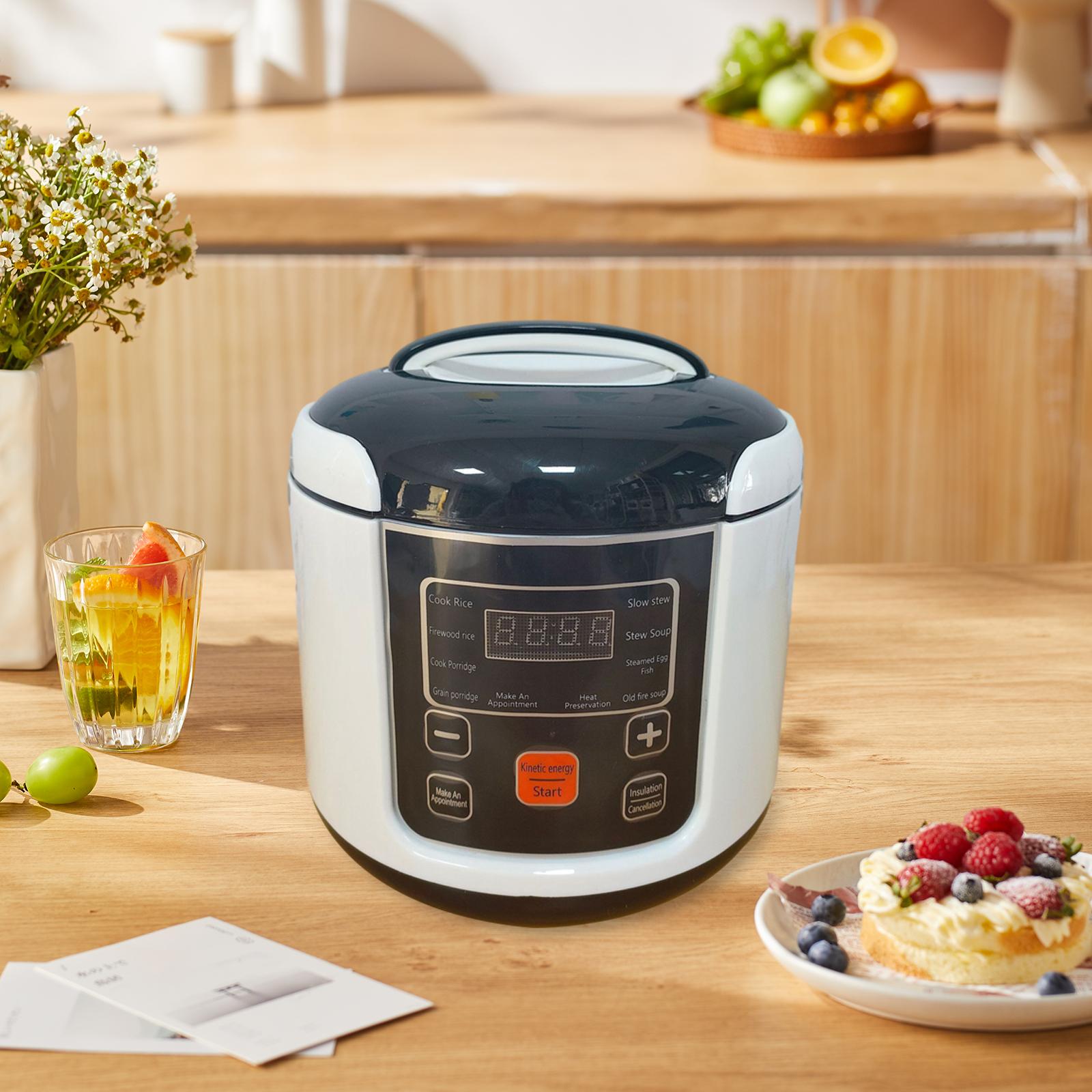 Electric Rice Cooker, Rice Cooker for Car, Mini Porridge, Automatic,