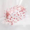 Water-resistant PVC Flower Dot Cosmetic Pouch 4 Colors