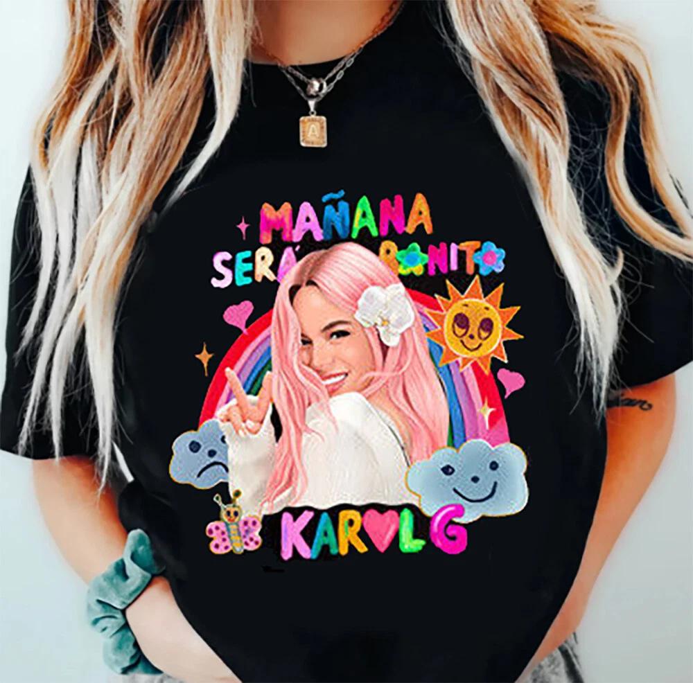 Mañana Sera Bonito Shirt Karol G Shirt, Manana Sera Bonito Album T-Shirt S-5XL XL