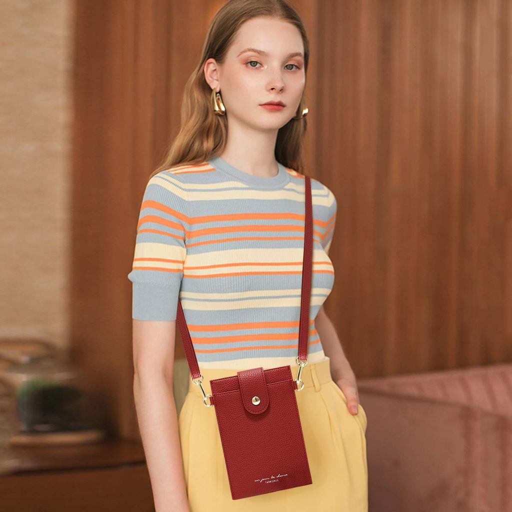 NICOLE & DORIS Small Shoulder Bag, Crossbody Bag, Mini Wallet Pouch, Stylish Women's Bag, Mobile Phone Pouch, Card Storage, Small Item Storage, Gift,
