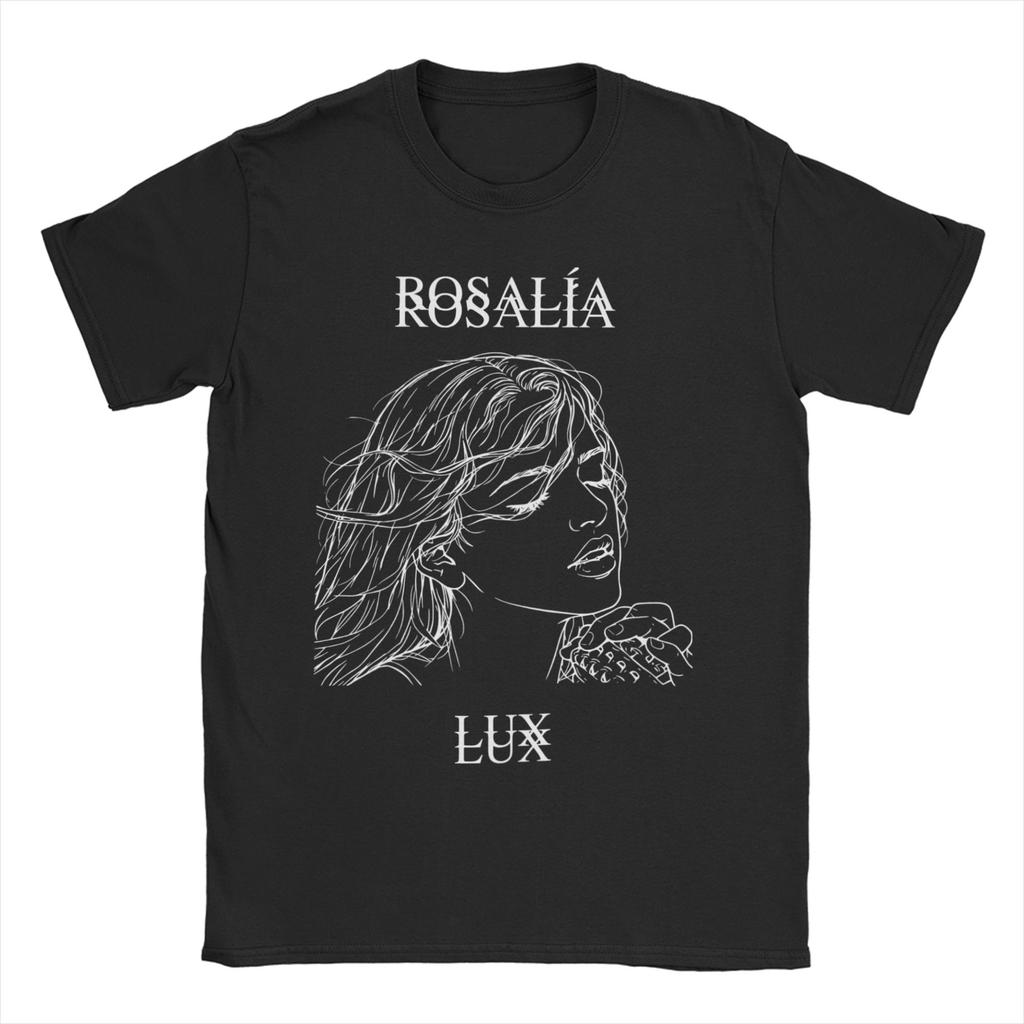 Singer ROSALIA Motomami TShirt for Unisex WoUnisex Funny Pure Cotton Tees Crew Neck Short Sleeve T Shirt Plus Size Clothes