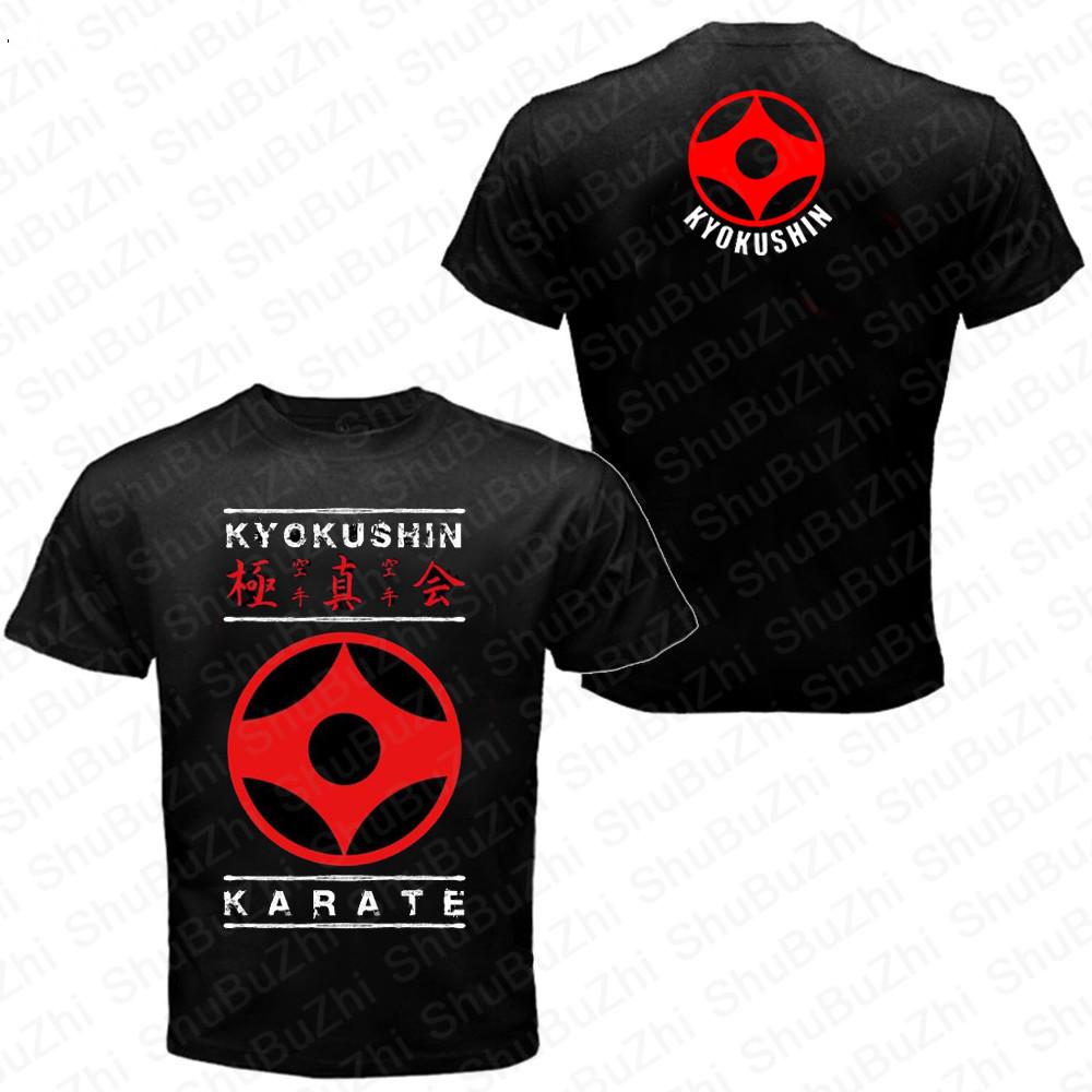 

Kyokushinkai Kyokushin футболка Kai Kan Karate футболка Один удар - смерть ММА Змішані бойові мистецтва Нова чоловіча літня бавовняна футболка 2XL