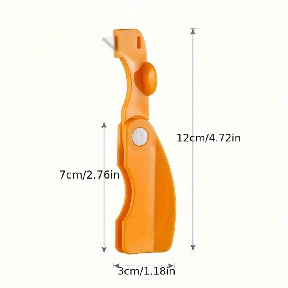Orange Peeler, Plastic Orange Peeler, Simple Lemon Peeler, Grapefruit Peeler, Creative Cutter, Orange Peeler Tool with Folding Handle