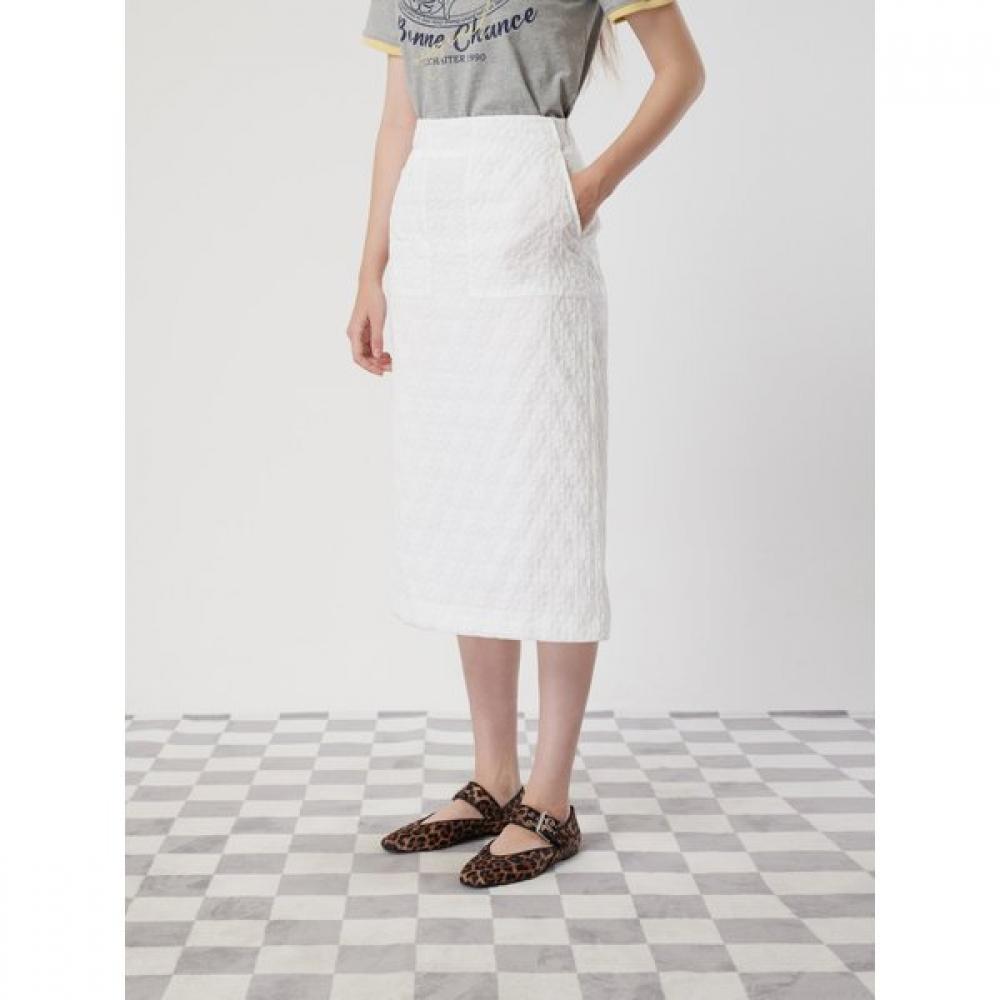 Cc Collect Jacquard Pencil Skirt C252msd041