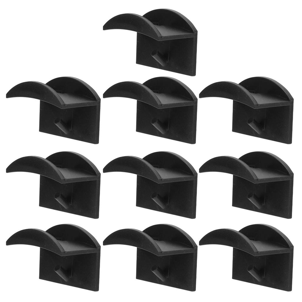 10Pcs Adhesive Hat Hooks Long Lasting Adhesive Holder for Hat Earphone Bag Small Pendants