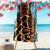 Leopard Print Beach Towel Beach Towel Quick-drying for Travel Outdoor Sports Jogging Beach and Swimming
