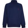 Polo Logo Embroidered High Neck Long Sleeve Sweater Men Sweater Blue 710951747-003