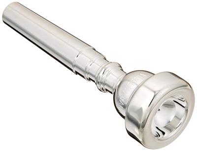 Embouchure de trompette arrière 11 finition plaquée argent 1/2C