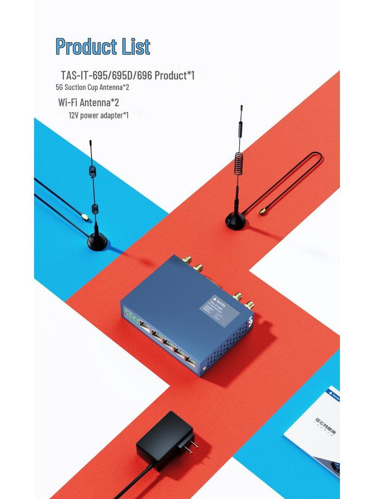 Industrial 5G Multi-Port Router with Full Network Support & WiFi CPE Phone Slot