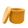 Silicone Bowl with Lid Preservation Box,Bento Lunch Box,Fruit Salad Preservation Bowl, Modern and Simple Sealed Circular Storage