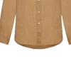 Polo Ralph Lauren Solid Color Polo Collar Logo Embroidered Single-Breasted Long Sleeve Shirt Men shirts Brown 710937402-001