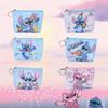 Disney Stitch Coin Purse Cartoon Anime Pu Key Case Coin Storage Bag Children Wallet Mini Clutch Christmare for Children Gifts
