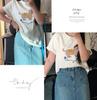 Shuangtian 2026 Spring Plus Size Women's Cartoon Print T-Shirt, Round Neck, Short Sleeve (W-270)