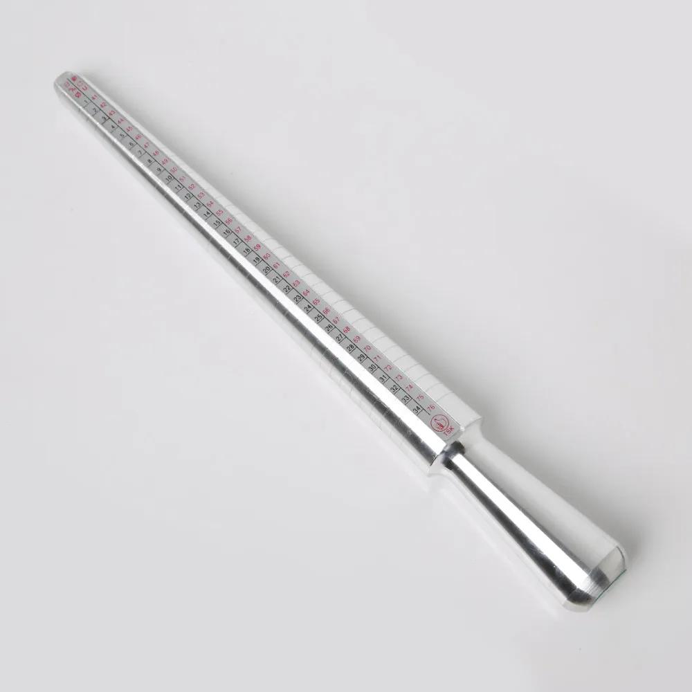 1/2pcs Metal Ring Sizer Guage Mandrel Finger Sizing Measure Stick Standard Tools Silicone Molds for Epoxy Resin