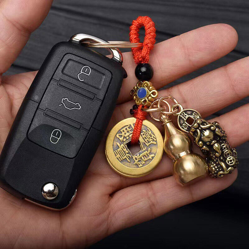 Coin Money Fortune Pixie Keychain Key Bag Hook DD-13344