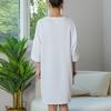 Vans Cream Ice Cream Pattern Loose Short Sleeve Dress Women Dresses White VN000FQQWHT