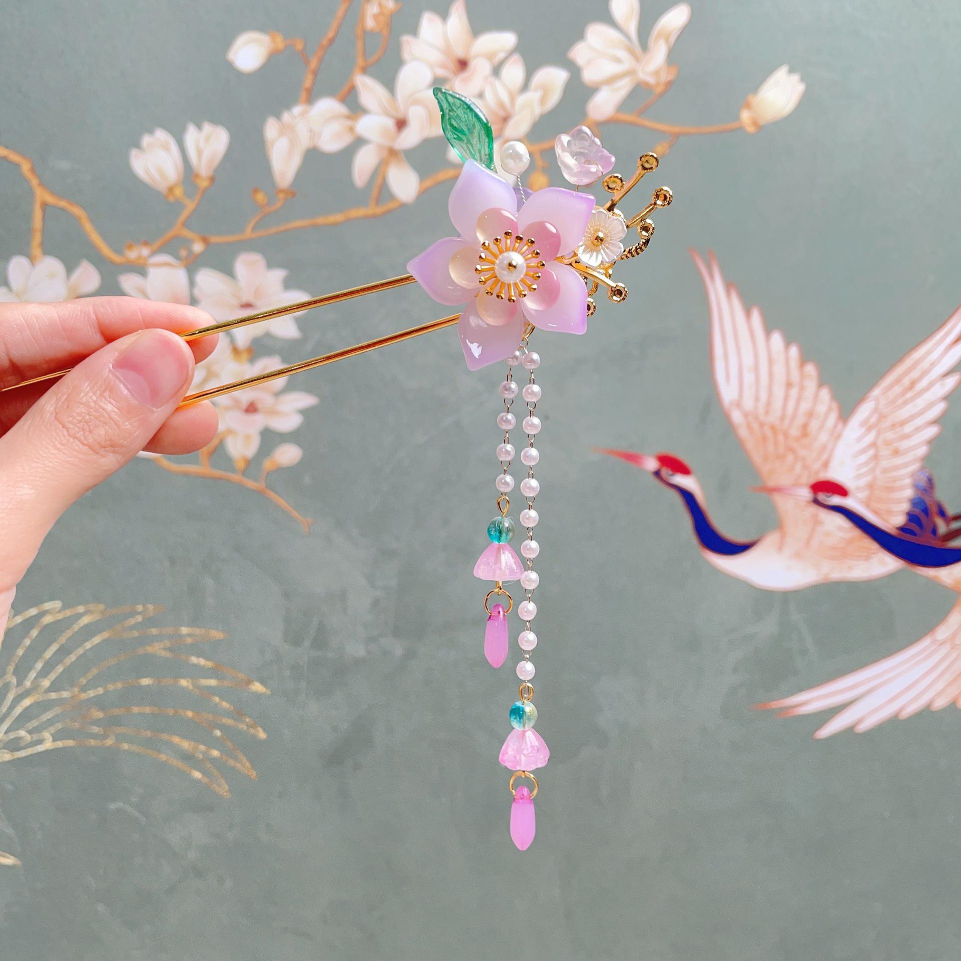 

Старинная ретро-китайская шпилька для волос ханьфу для девочек