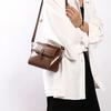 Women's PU Leather Shoulder Bags Monochromatic Crossbody Bag Feminine Bags