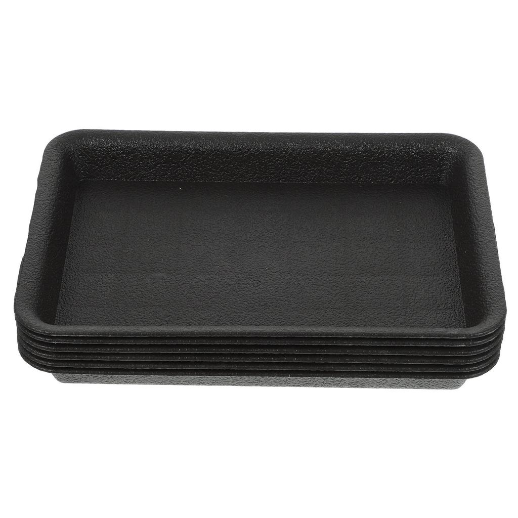6Pcs Heavy Duty Plastic Plant Saucers Flower Pot Trays Drip Tray for Indoor Plants Planter Water Holder Planter Tray Table Top