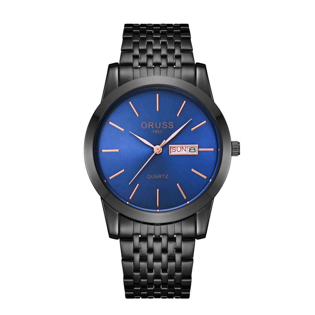 Fully Automatic Movement Waterproof Luminous Watch Men'S Day Double Calendar Men'S Watch Fashion Steel Belt Watch Men'S
