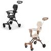 Four Wheeled Collapsible Baby Stroller Lightweight Foldable Convertible Seat