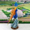 40cm/15.75inch Dragon Ball Z Vegetto Figure 3 Heads Replace Super Saiyan Action Figure Gk Statue Collection Model Toys Gifts