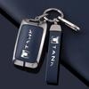 Zinc Alloy Leather Car Remote Key Case Cover Shell Fob for Great Wall GWM WEY TANK 300 500 Tank300 Tank500 Keychain Accessories