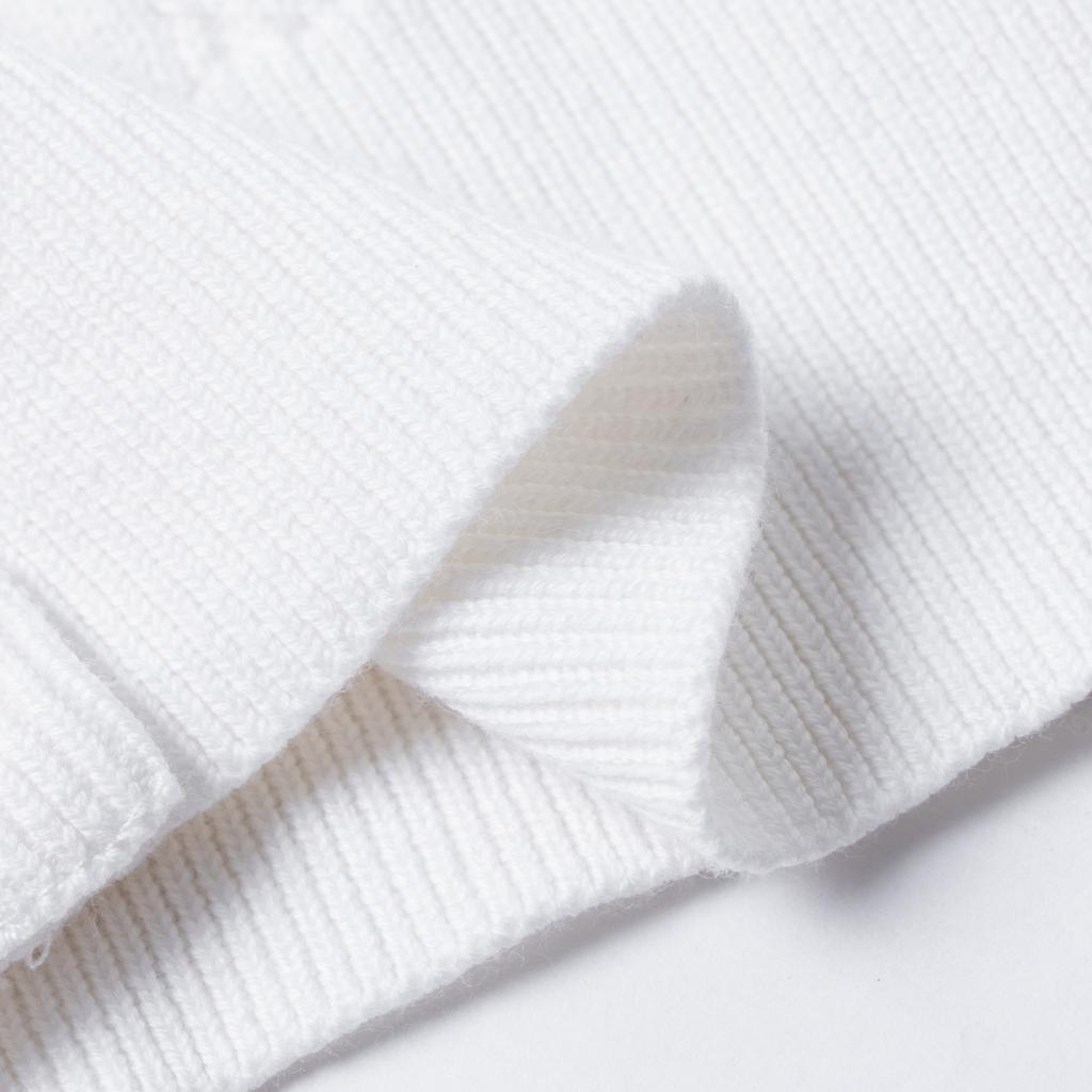 Polo Ralph Lauren Ensfarget Logo Brodert Enkeltspent Langermet Genser Barnegenser Hvit 313543047-064