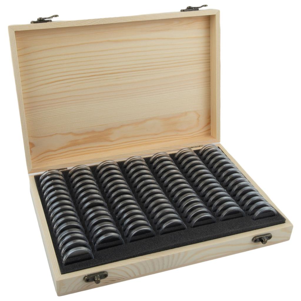 30/50/100pcs Coin Storage Box Antioxidative Collection Case Commemorative Coin