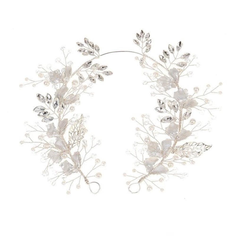 Pearl Bridal Headwear Flower Flower Headbands Elegant Bride Wedding Tiaras Bridal