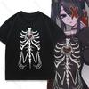 Girl Rain Ame Same Tshirt Cosplay Costume Summer Tops Short Sleeve Tee Daily Clothes for Unisex Women Unisex Tshirt