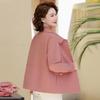 Elegant Middle-Aged Women's Casual Lapel Jacket