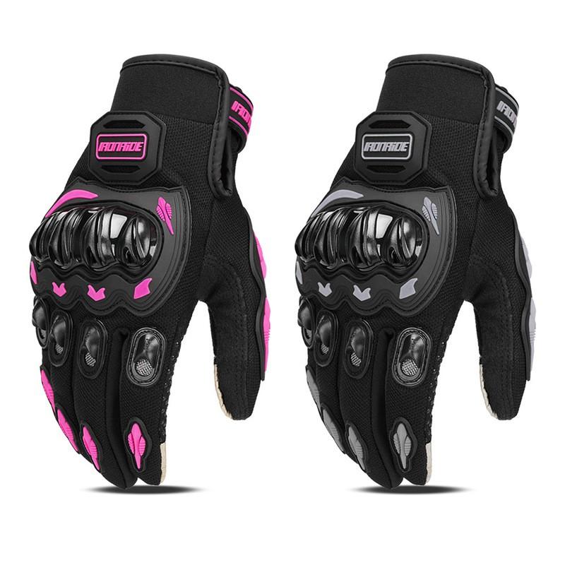 Full Finger Motorcycle Gloves Men Women Cycling Protective Gear Safety Riding With Knuckle Armor Breathable Durable