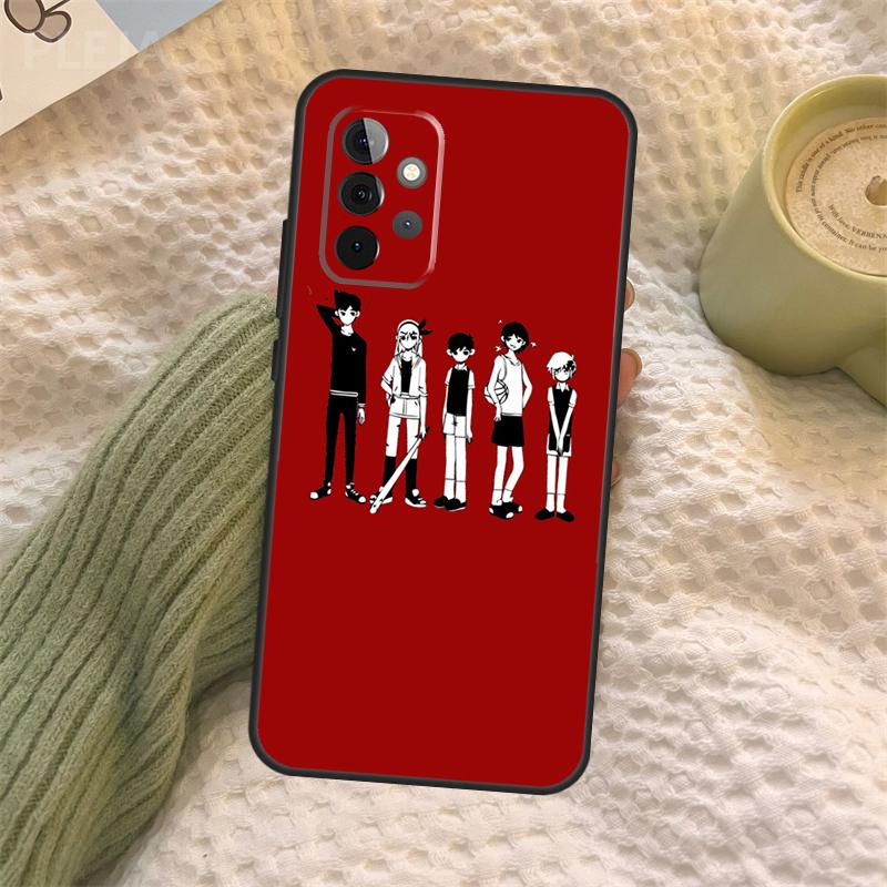 Omori For Samsung Galaxy A34 A54 A14 A13 A52S A33 A53 A73 A12 A22 A32 A52 A72 A71 A51 Phone Case