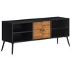 VidaXL TV Cabinet 112x31x45 Cm Solid Reclaimed Teak 358526