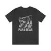 2025 Bigsize Retro Style Papa Bear Tshirt for Men Gift for Dad Graphic Tee Gift for Men Shirt Animal T-shirt Gifts Tees Top Kids