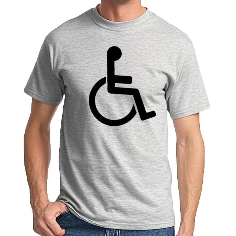 S5XL Cotton T-shirt for Disabled People Plus Size T-shirt T-shirt for Disabled People Har T-shirt