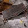 Embossed Corset Belt Adjustable Closure For Cosplay Historical Reenactors And Theater Bohemian Accessory