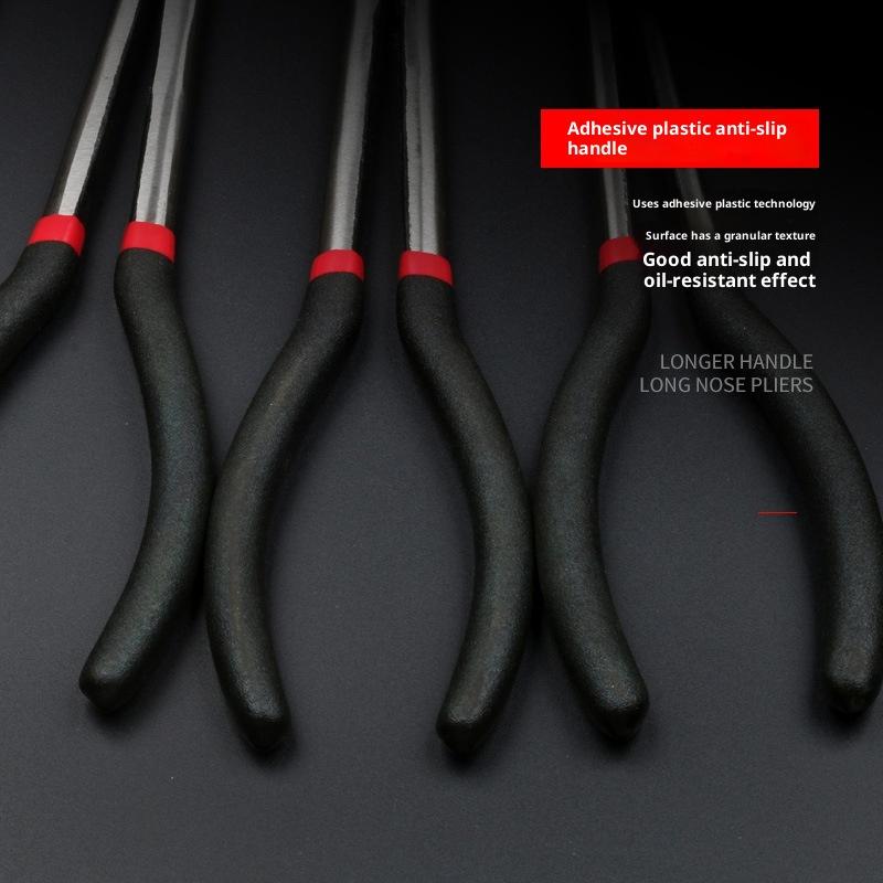 High Quality Multifunctional 1Pc Fishing Pliers Curve Straight Long Handle Carbon Steel Gripper Diy Manual Tool