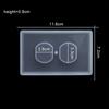 1pcs Light Switch Cover USB Socket Panel Silicone Casting Mold Transparent Epoxy Resin Mold For DIY Home Decor Craft Making Tool