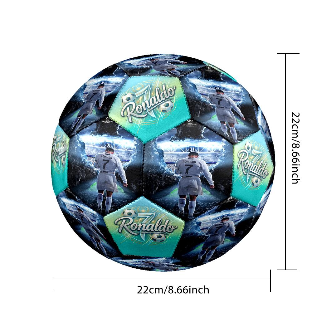 Ronaldo's Vs Messi: Clash Titans Size 5 Soccer Football Machine-Stitched Indoor/Outdoor Training and Matches perfect gift for sports enthusiasts