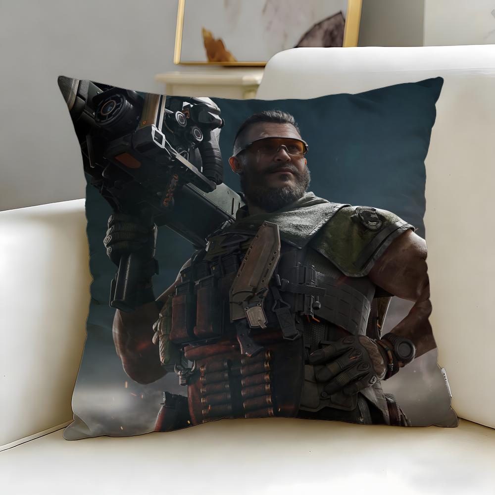 classic game Delta Force Cushion Cover Soft  EasyWash Pillow Case  Versatile for Couch Bed Travel and Office